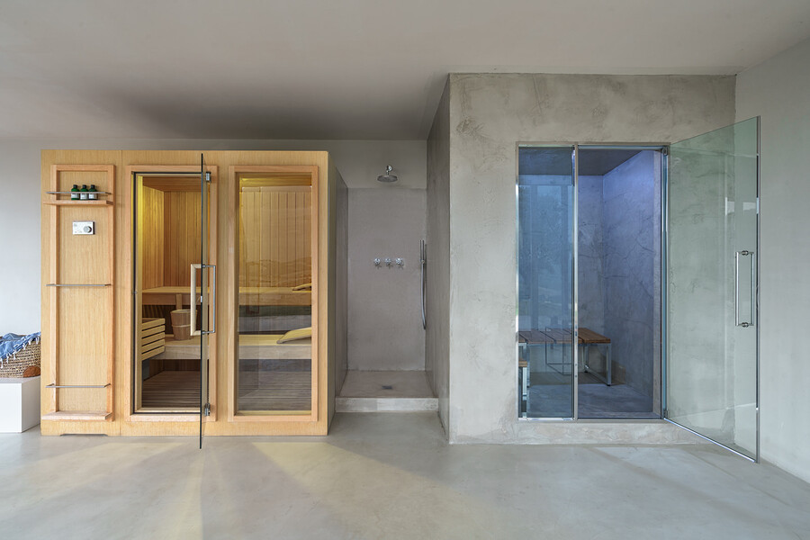 Sauna and steam room (108)